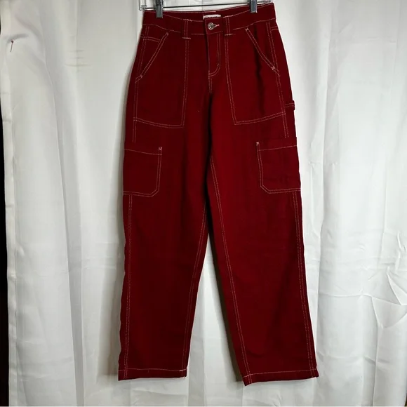 Garage womens navy cargo pants size 00 - Picture 2 of 9